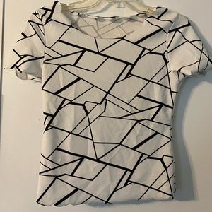 SHEIN scalloped crop top